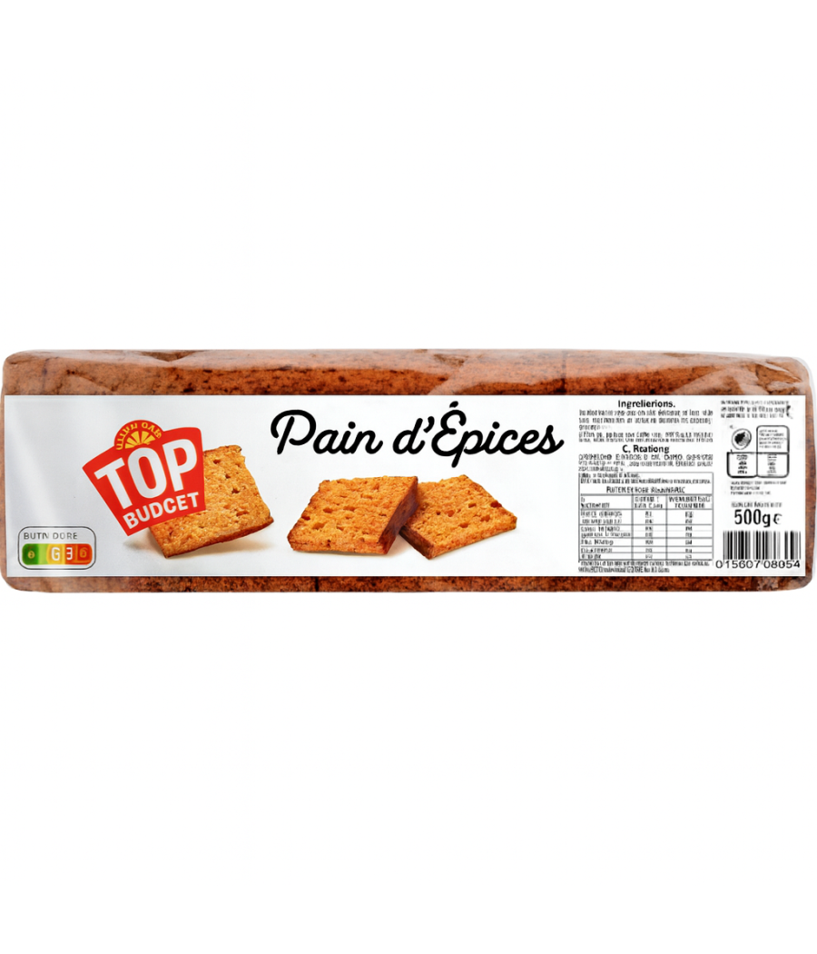 PAIN D'EPICES TOP BUDGET 500G