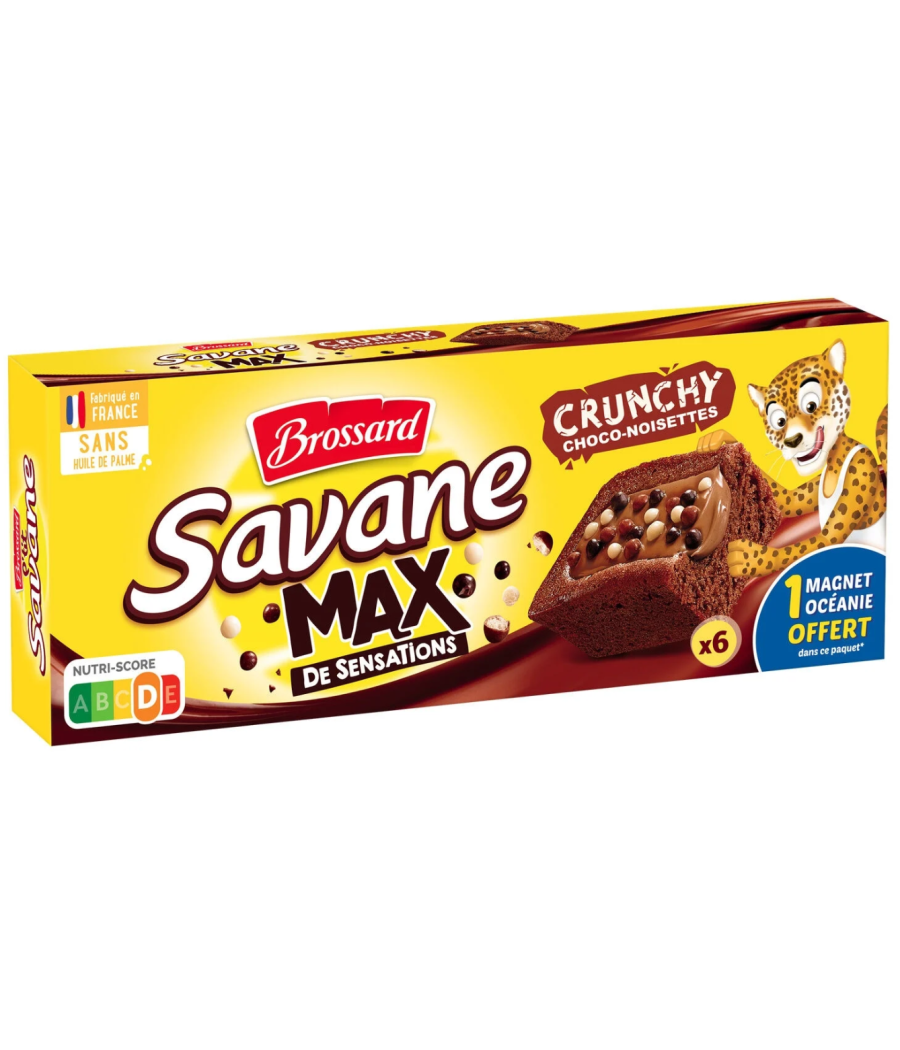 SAVANE  CRUNCHY CHOCO-NOISETTES BROSSARD  180G