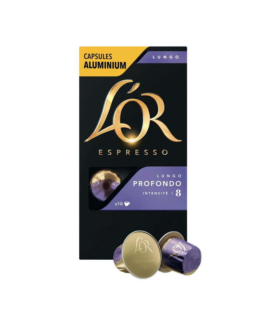 CAFE  ESPRESSO LUNGO PROFONDO  X10 CAPSULES