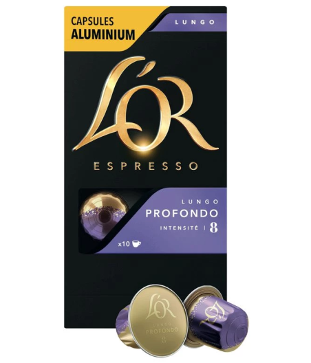 CAFE  ESPRESSO LUNGO PROFONDO  X10 CAPSULES