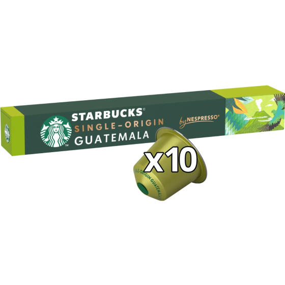 CAFE STARBUCKS BY NESPRESSO GUATEMALA X10 CAPSULES