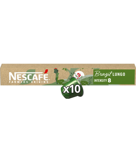 CAFE NESCAFE FARMERS ORIGINS BRAZIL X10 CAPSULES