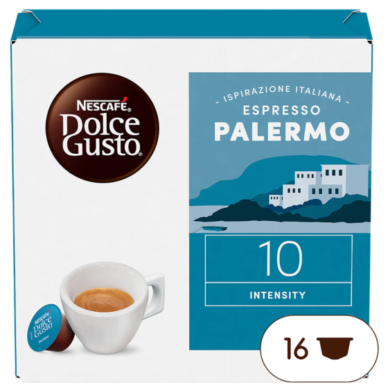 CAFE  NESCAFE DOLCE GUSTO ESPRESSO PALERMO X16 CAPSULES