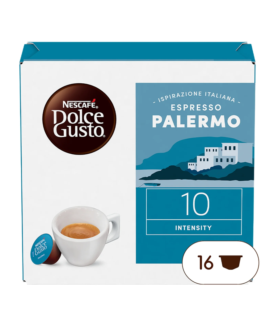 CAFE  NESCAFE DOLCE GUSTO ESPRESSO PALERMO X16 CAPSULES