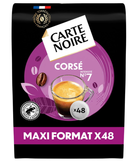 CAFE CORSE CARTE NOIR  X48 DOSETTES