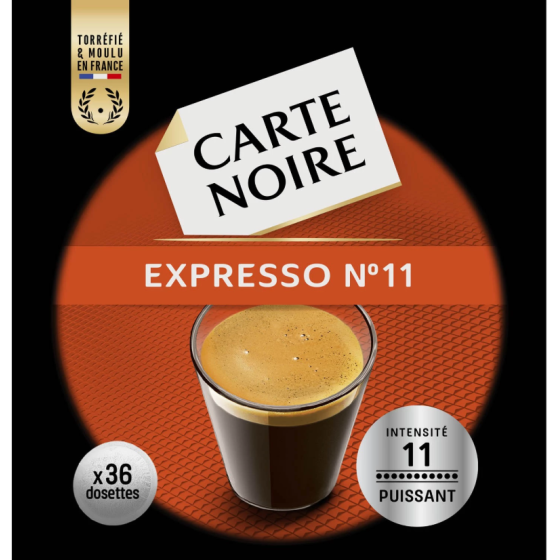 CAFE ESPRESSO CARTE NOIR  X36 DOSETTES