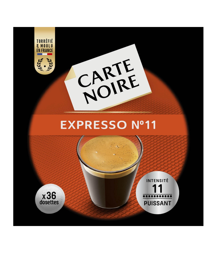 CAFE ESPRESSO CARTE NOIR  X36 DOSETTES