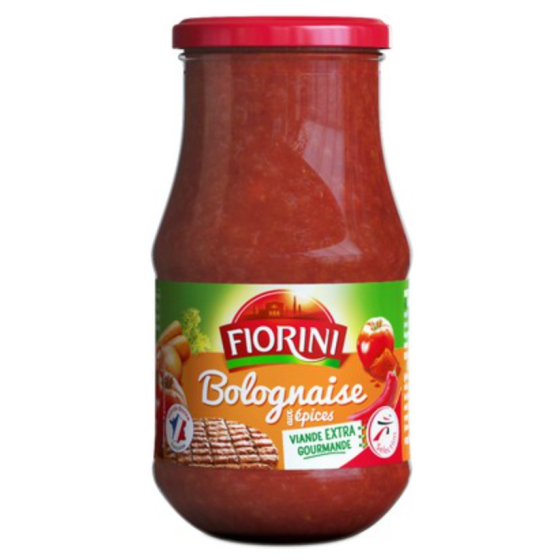 SAUCE FIORINI BOLOGNAISE AUX EPICES 420G