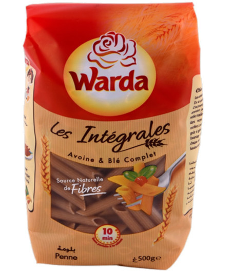 PATES PENNES D'AVOINE & BLE COMPLET WARDA 500G