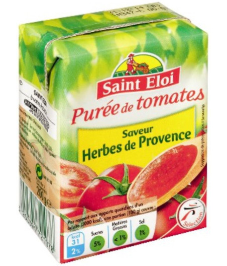 PUREE DE TOMATES SAVEUR HERBES DE PROVENCE 200G