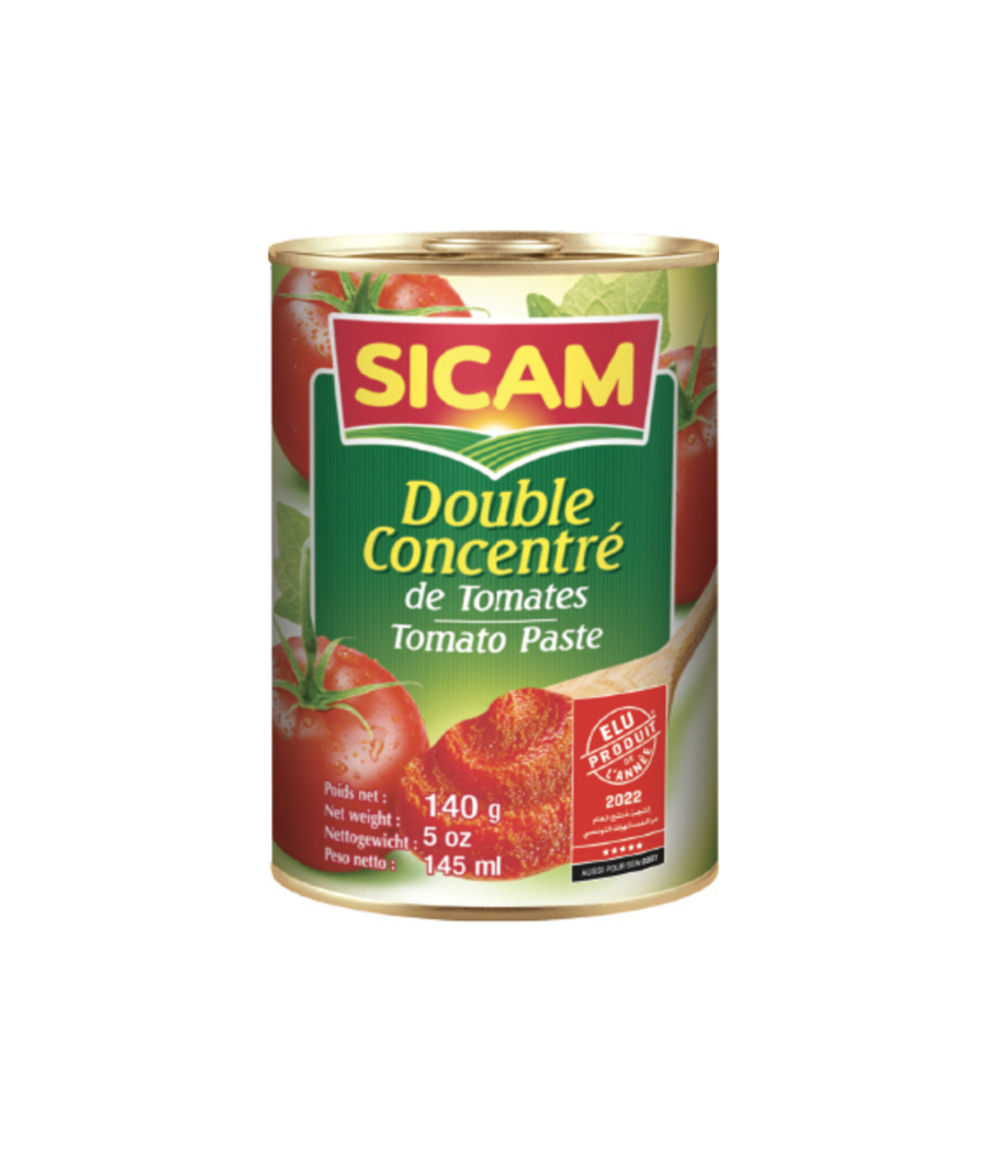 DOUBLE CONCENTRE DE TOMATES 140G