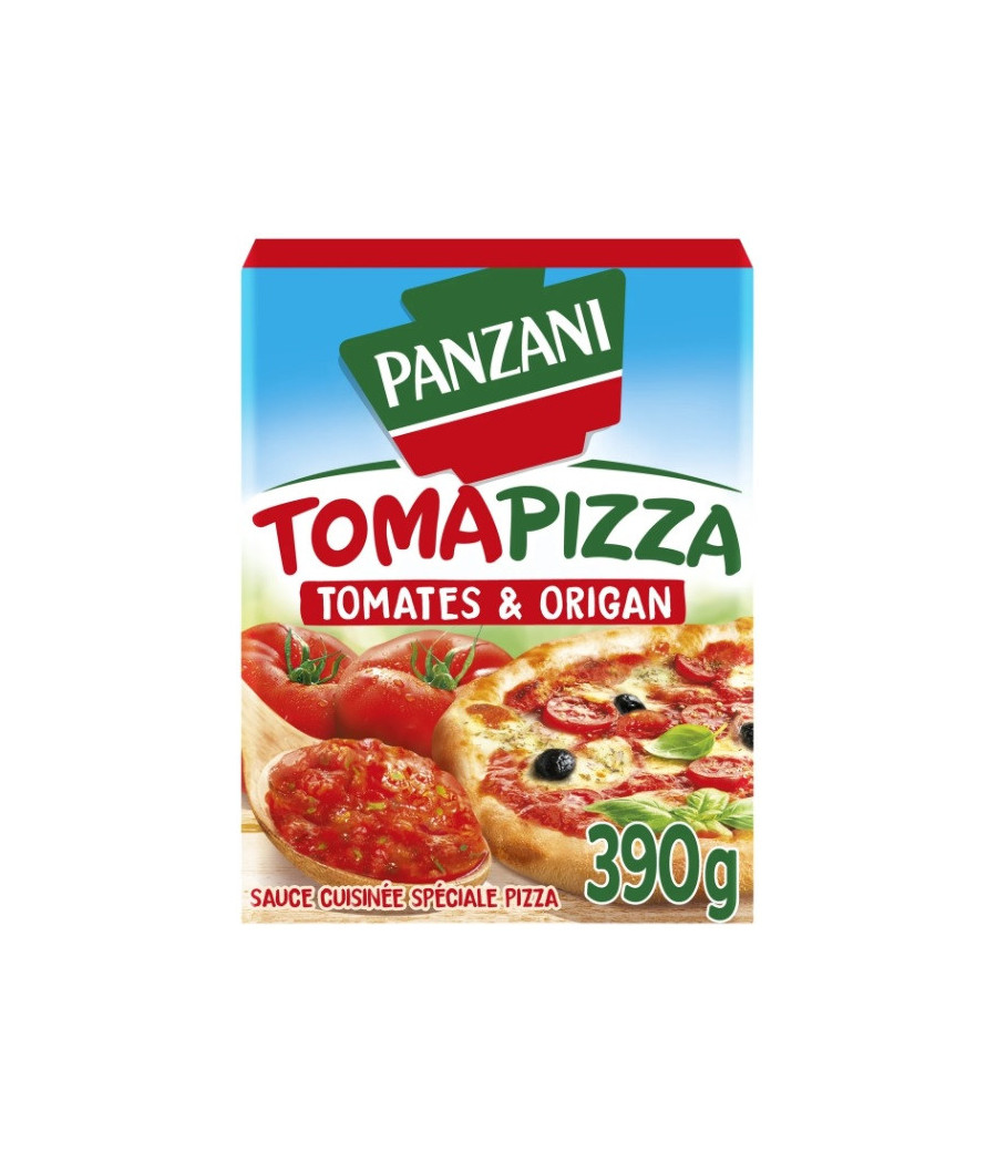 SAUCE TOMAPIZZA TOMATES & ORIGAN PANZANI 390G
