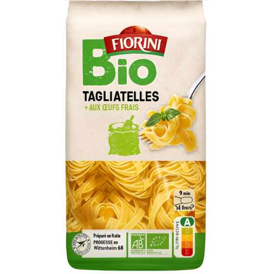 TAGLIATELLES BIO A L'ANCIENNE FIORINI 250G