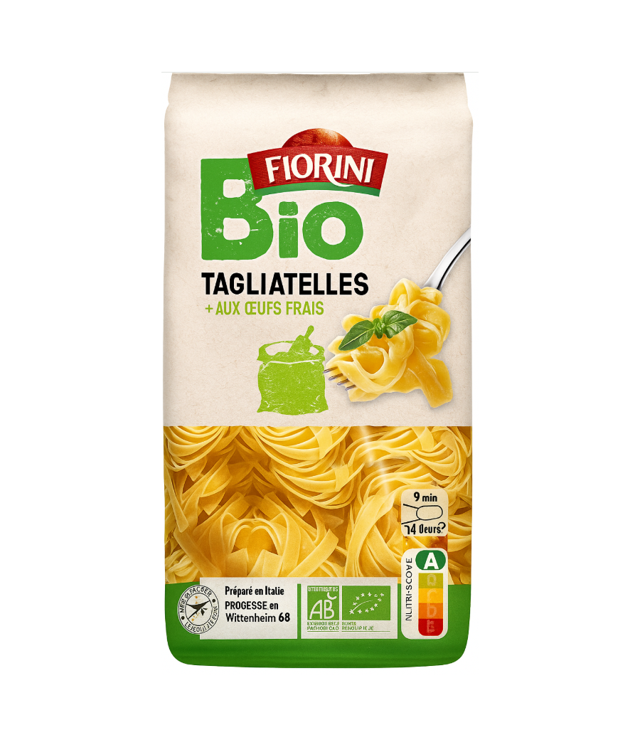 TAGLIATELLES BIO A L'ANCIENNE FIORINI 250G