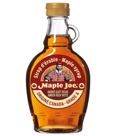 SIROP D'ERABLE AMBRE GOUT RICHE MAPLE JOE 190ML