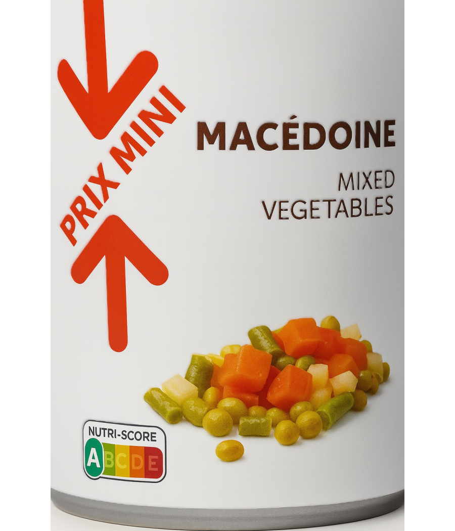 BOITE MACEDOINE MIXED PRIX MINI 130G