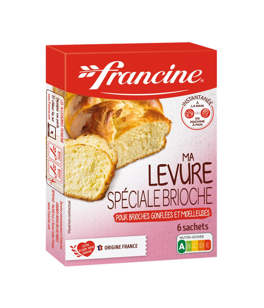 LEVURE SPECIALE BRIOCHE FRANCINE 6 X 7G