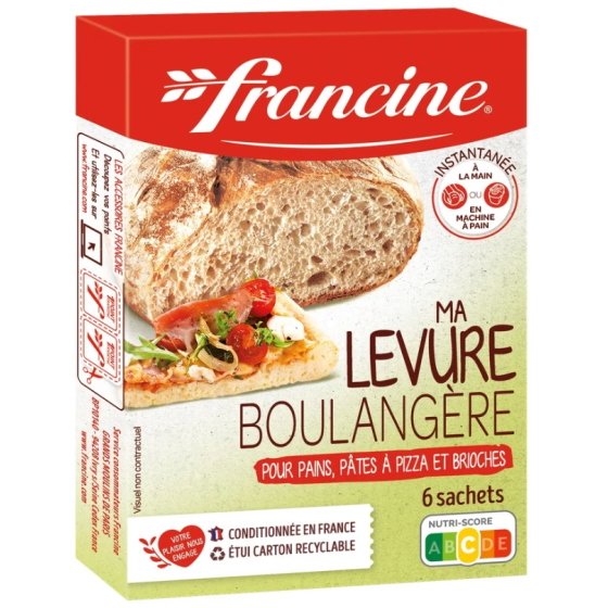 MA LEVURE BOULANGERE FRANCINE 6 SACHETS DE 5G