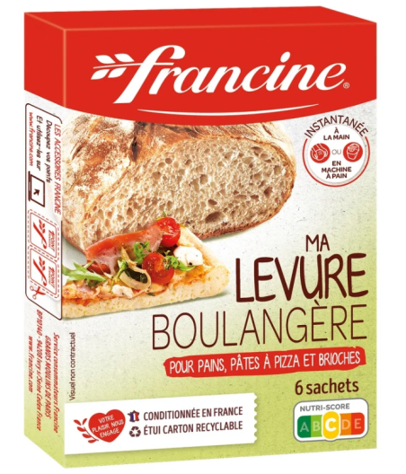 MA LEVURE BOULANGERE FRANCINE 6 SACHETS DE 5G