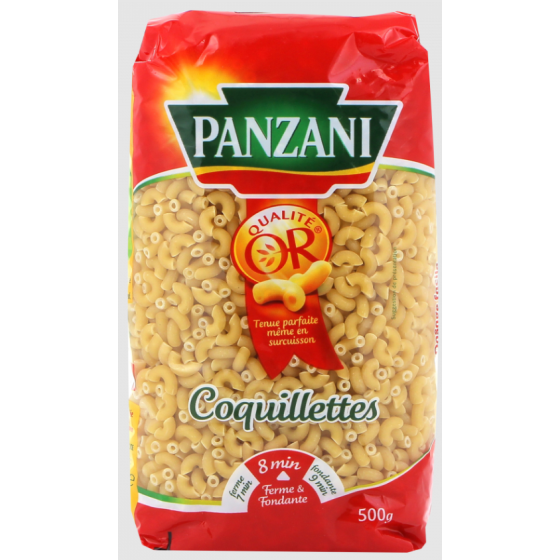 PATES PANZANI COQUILLETTES 8 MINUTES 500G