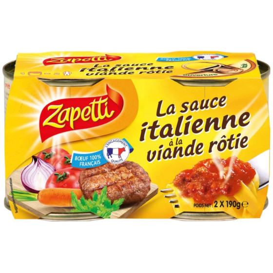 LA SAUCE ITALIENNE A LA VIANDE ROTIE 190 G