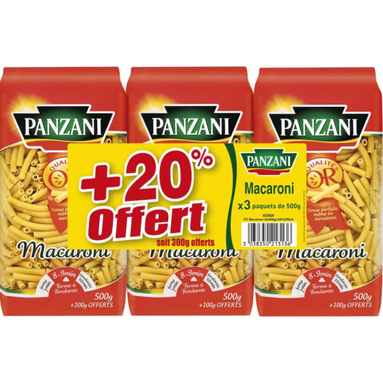 PANZANI MACARONI 500G