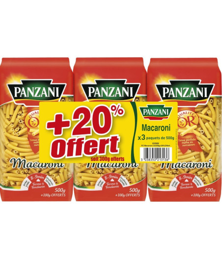 PANZANI MACARONI 500G