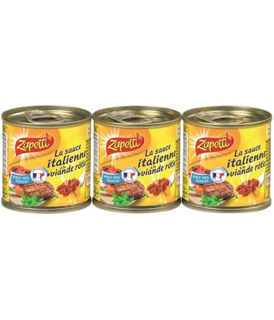 LA SAUCE ITALIENNE A LA VIANDE ROTIE (3 X 3021690017670) 3 X 95 G