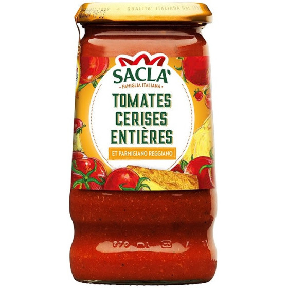 SAUCE TOMATES CERISES ENTIERES 345G