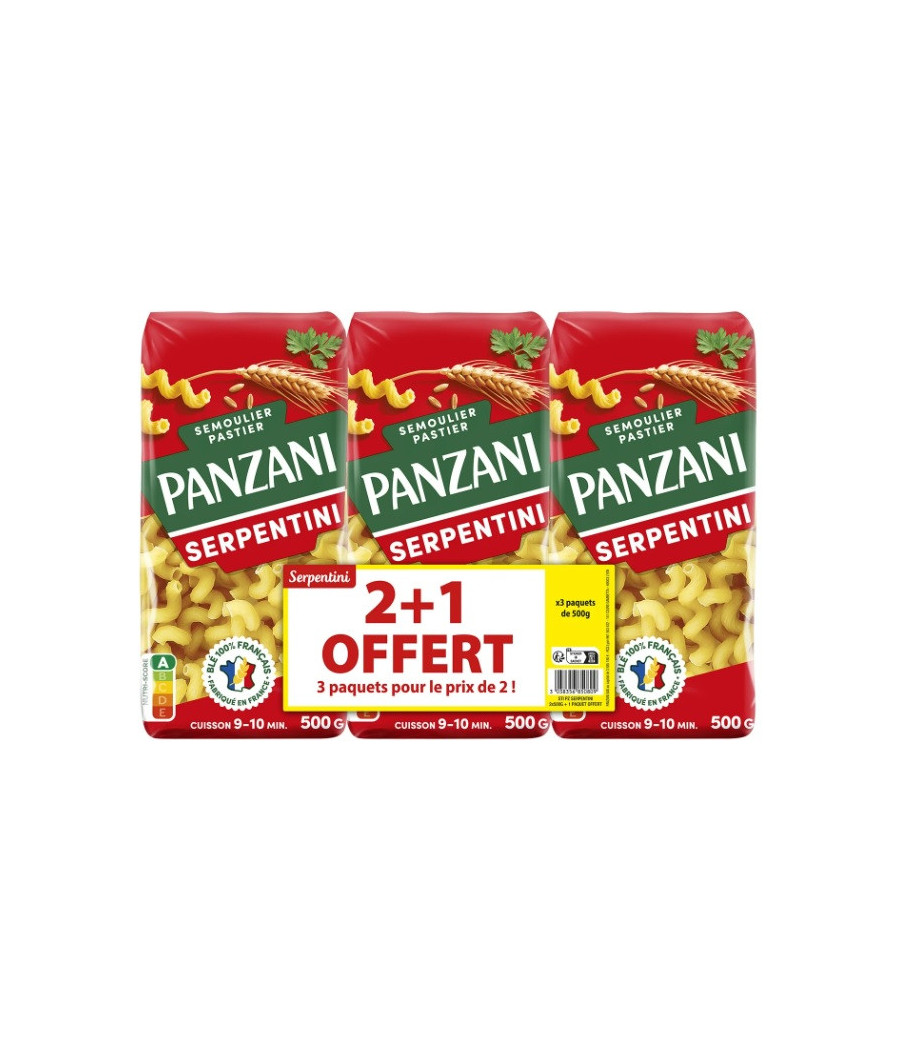 PATES SERPENTINI PANZANI 1500G
