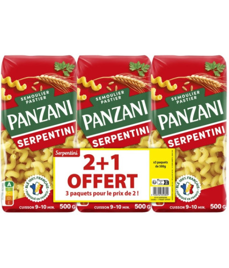 PATES SERPENTINI PANZANI 1500G