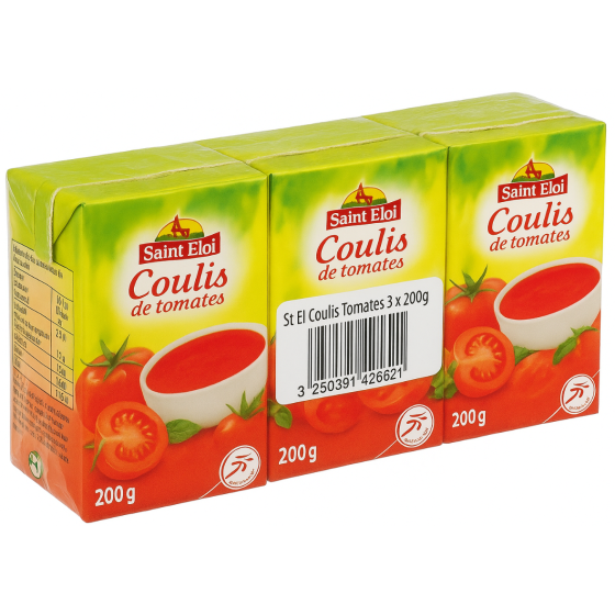 TOMATE SAINT ELOI COULIS DE TOMATES 600G (3 X 200G)