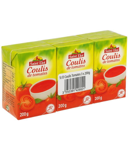 TOMATE SAINT ELOI COULIS DE TOMATES 600G (3 X 200G)