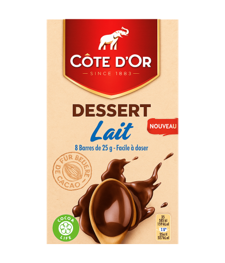 CHOCOLAT AU  LAIT COTE D'OR  200G