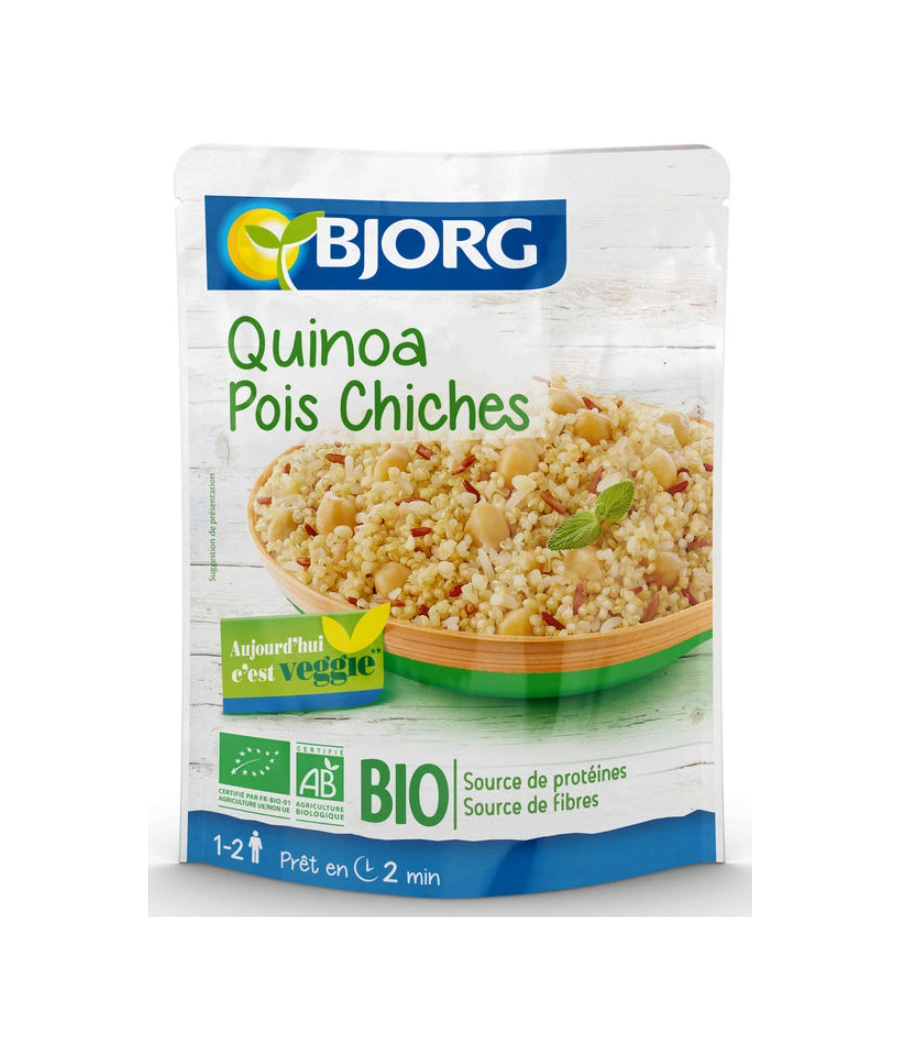 QUINOA POIS CHICHES BJORG 250G