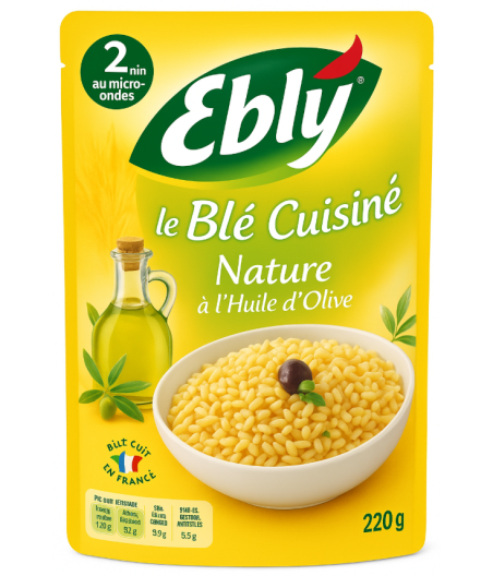 LE BLE CUISINE NATURE A L'HUILE D'OLIVE EBLY 220G
