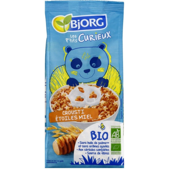 CROUSTI ETOILES MIEL BJORG 375G