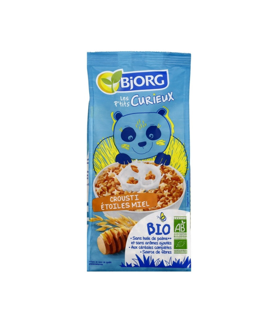 CROUSTI ETOILES MIEL BJORG 375G