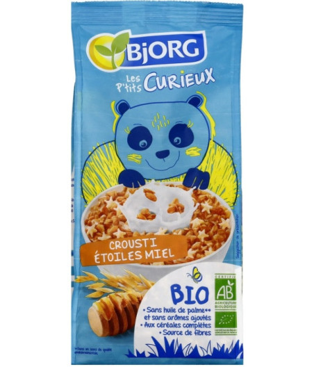 CROUSTI ETOILES MIEL BJORG 375G