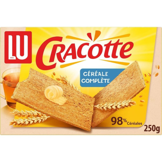 CRACOTTE CEREALES COMPLETES LU 250G