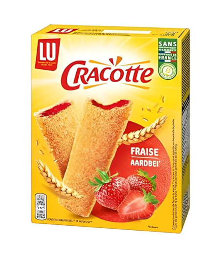 BISCOTTES FRAISE CRACOTTE LU 200G
