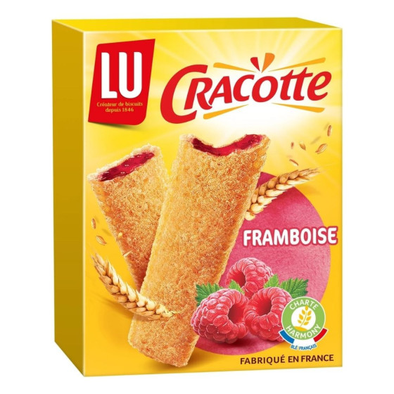 BISCOTTES FRAMBOISE CRACOTTE LU 200G