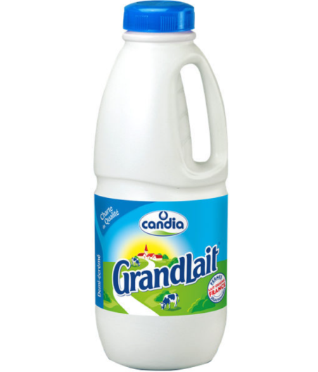 LAIT CANDIA DEMI ECREME 1L