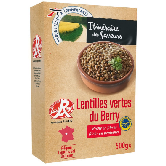 LENTILLES VERTES DU BERRY ITINERAIRE DES SAVEURS 500G