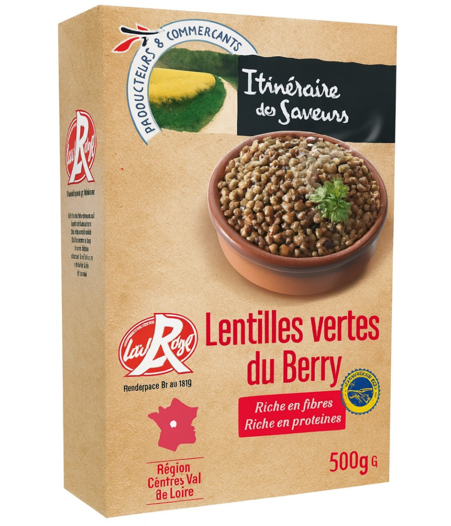 LENTILLES VERTES DU BERRY ITINERAIRE DES SAVEURS 500G