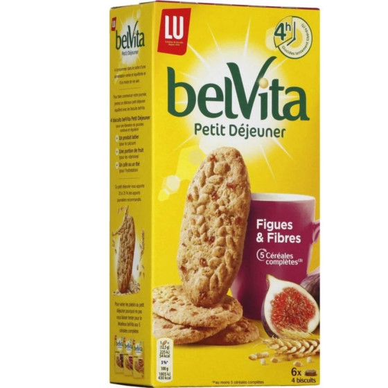 PETIT DEJEUNER FIGUES ET FIBRES BELVITA 300G