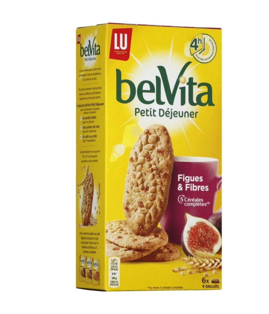 PETIT DEJEUNER FIGUES ET FIBRES BELVITA 300G