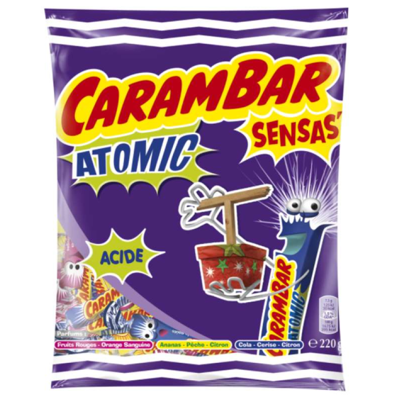 CARAMBAR ATOMIC ACIDE  220G