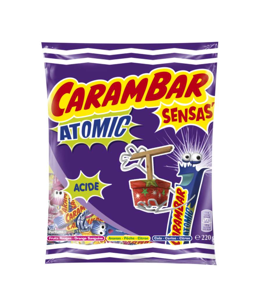 CARAMBAR ATOMIC ACIDE  220G