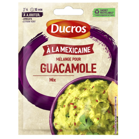 MELANGE DUCROS POUR GUACAMOLE A LA MEXICAINE 20G